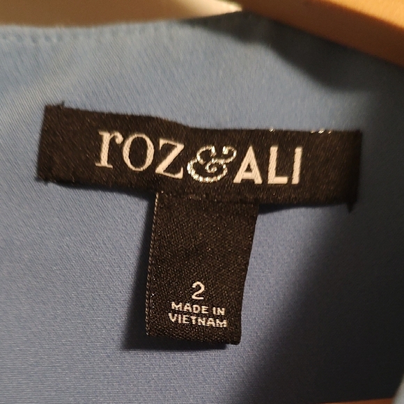 Calvin Klein Light Blue Asymmetrical Dress - Picture 2 of 5